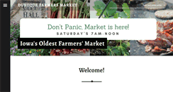 Desktop Screenshot of dubuquefarmersmarket.org