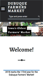 Mobile Screenshot of dubuquefarmersmarket.org